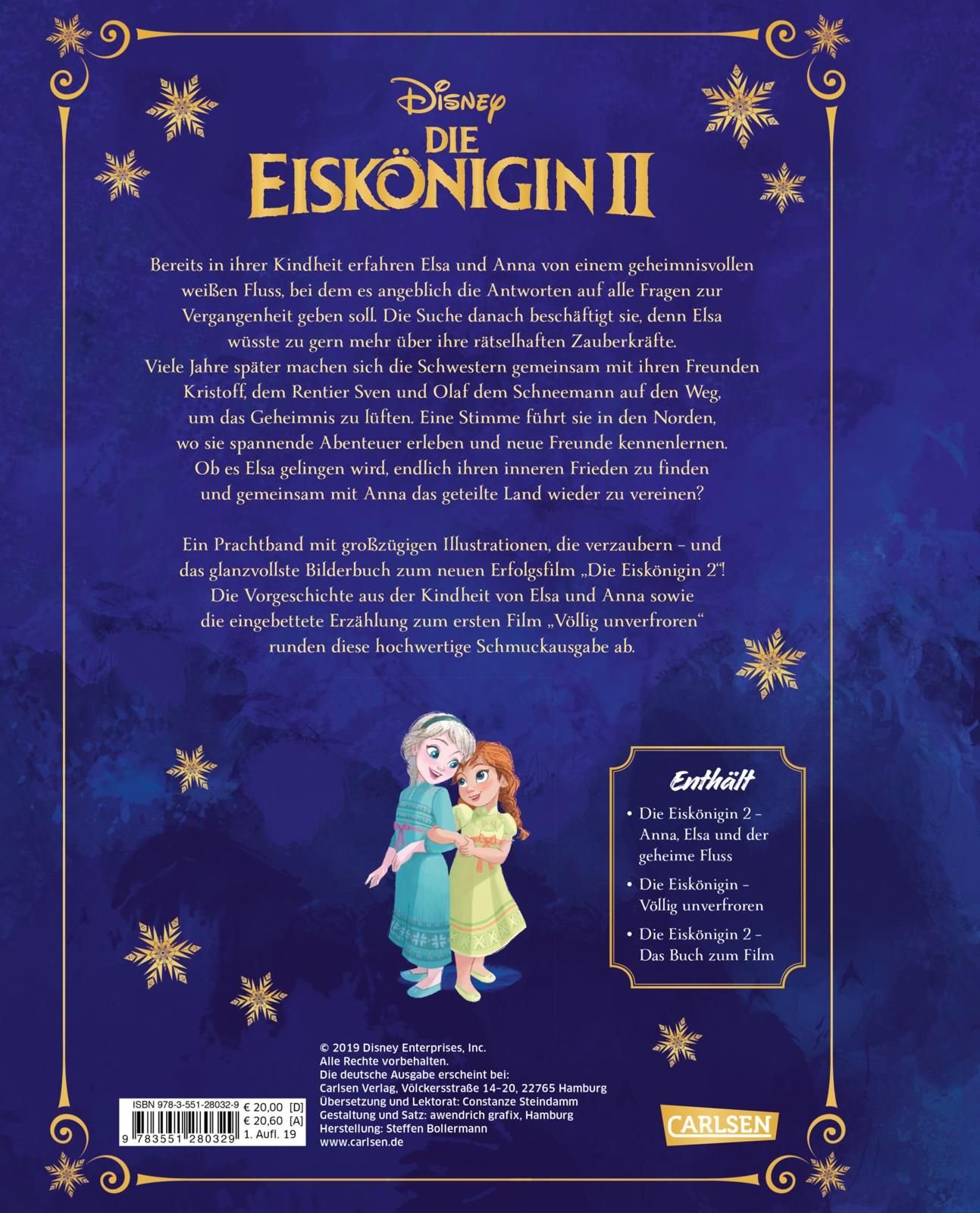 Disney: Die Eiskönigin 2 – Das große goldene Vorlese-Bilderbuch