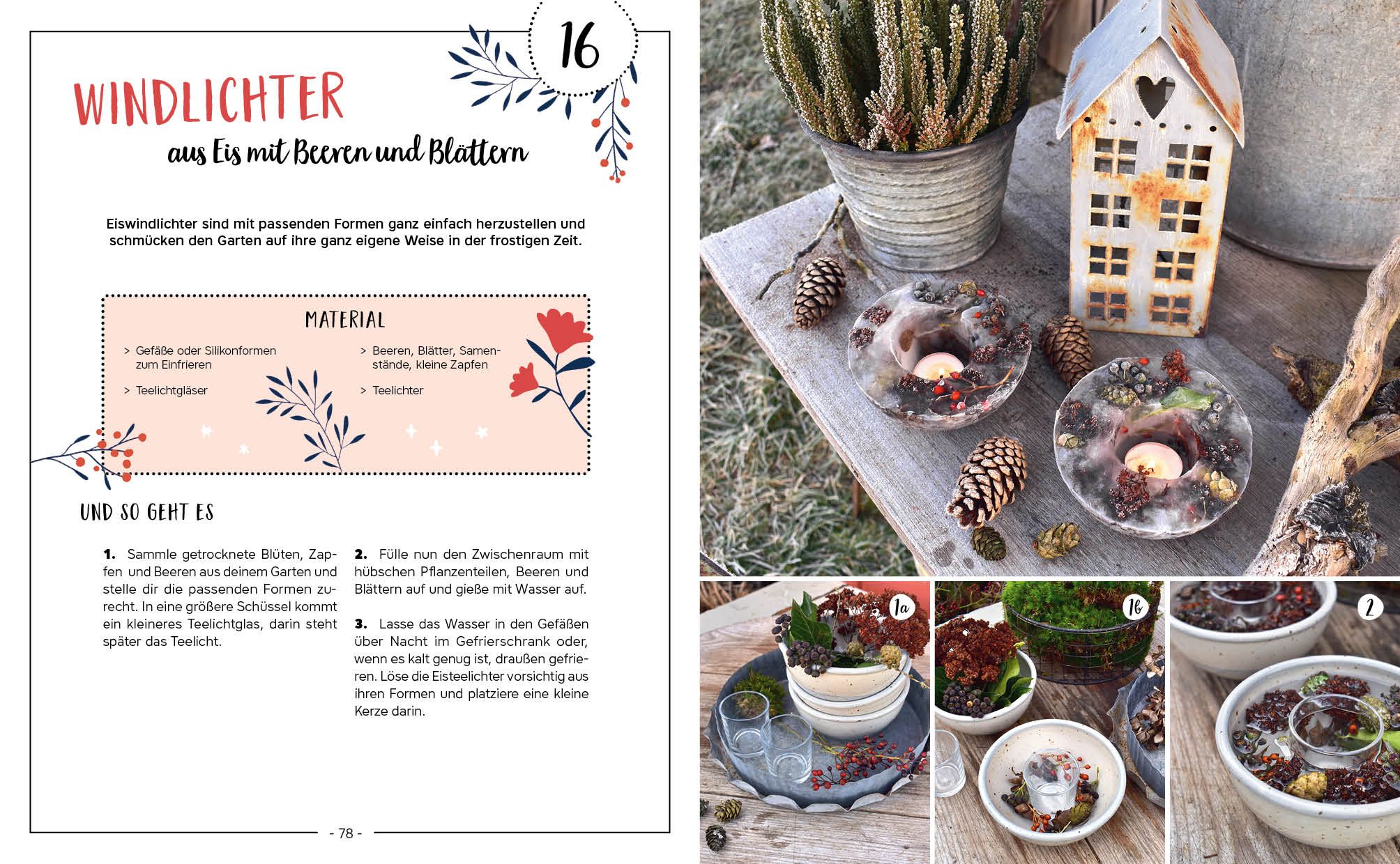 Mein Adventskalender-Buch: Gartendeko-Liebe (Mängelexemplar)