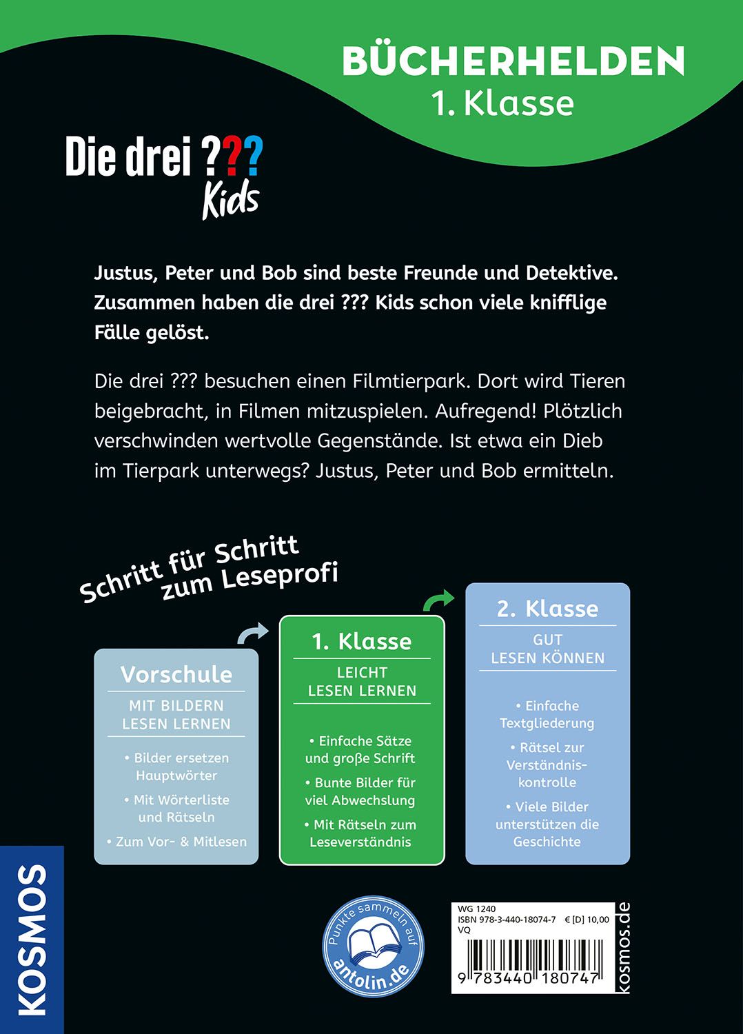 Die drei ??? Kids, Bücherhelden 1. Klasse, Diebe im Tierpark (Mängelexemplar)