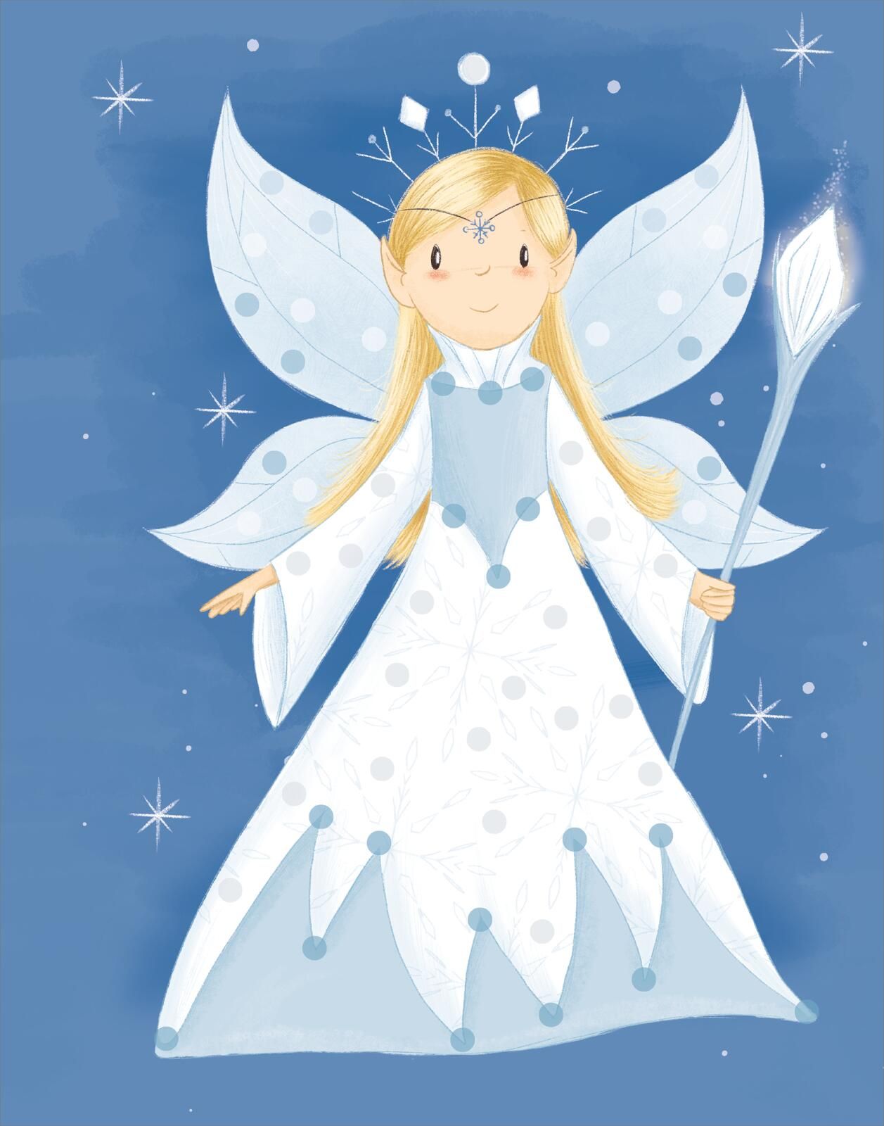 Diamantsticker Anziehpuppen – Wintertraum (Mängelexemplar)