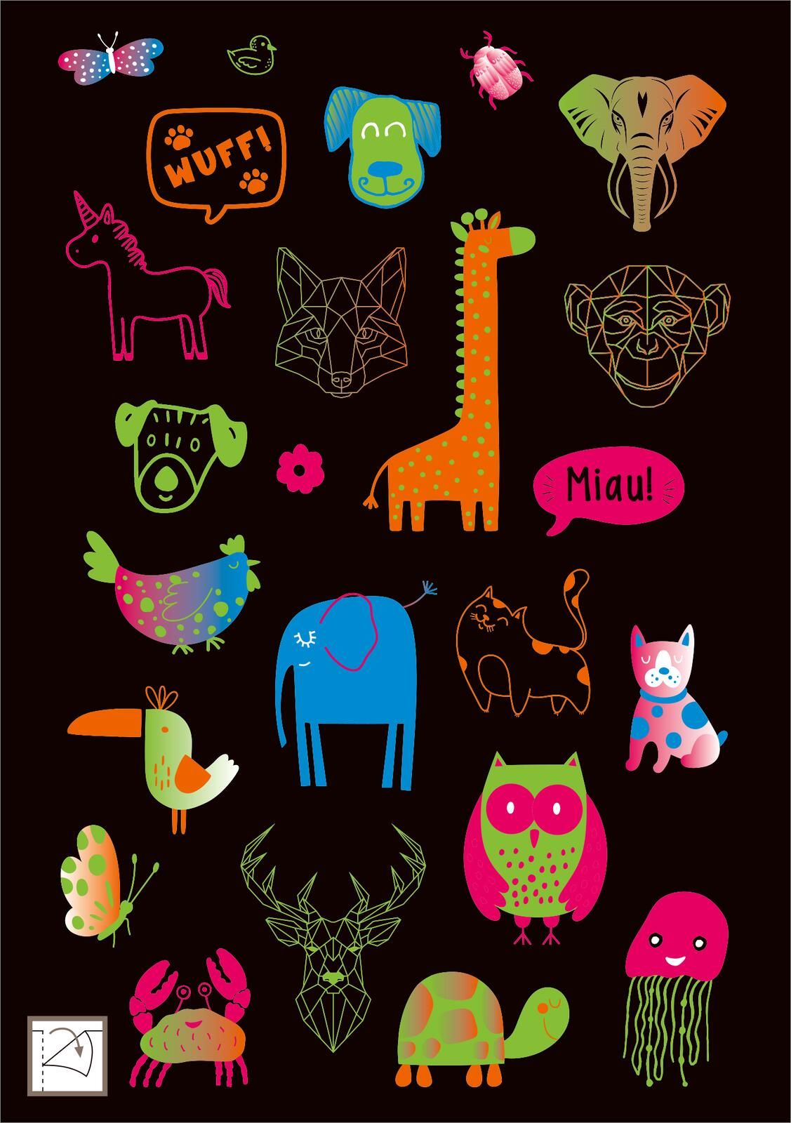 Neon-Sticker