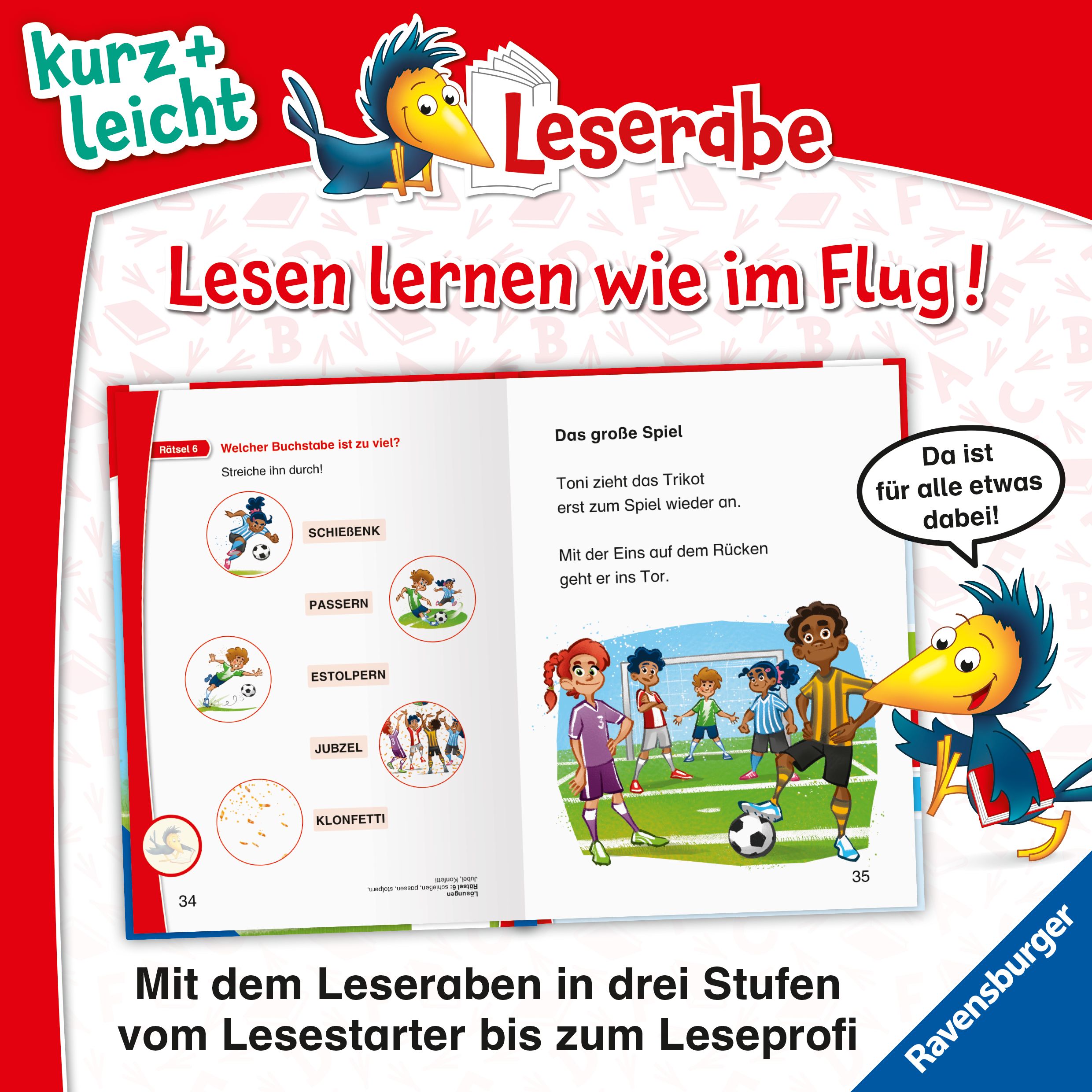 Leserabe 1. Lesestufe Kurz und leicht - Tonis magisches Fußball-Trikot (Mängelexemplar)