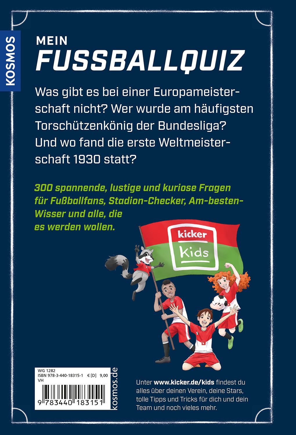 kicker Kids Fußball Quiz (Mängelexemplar)