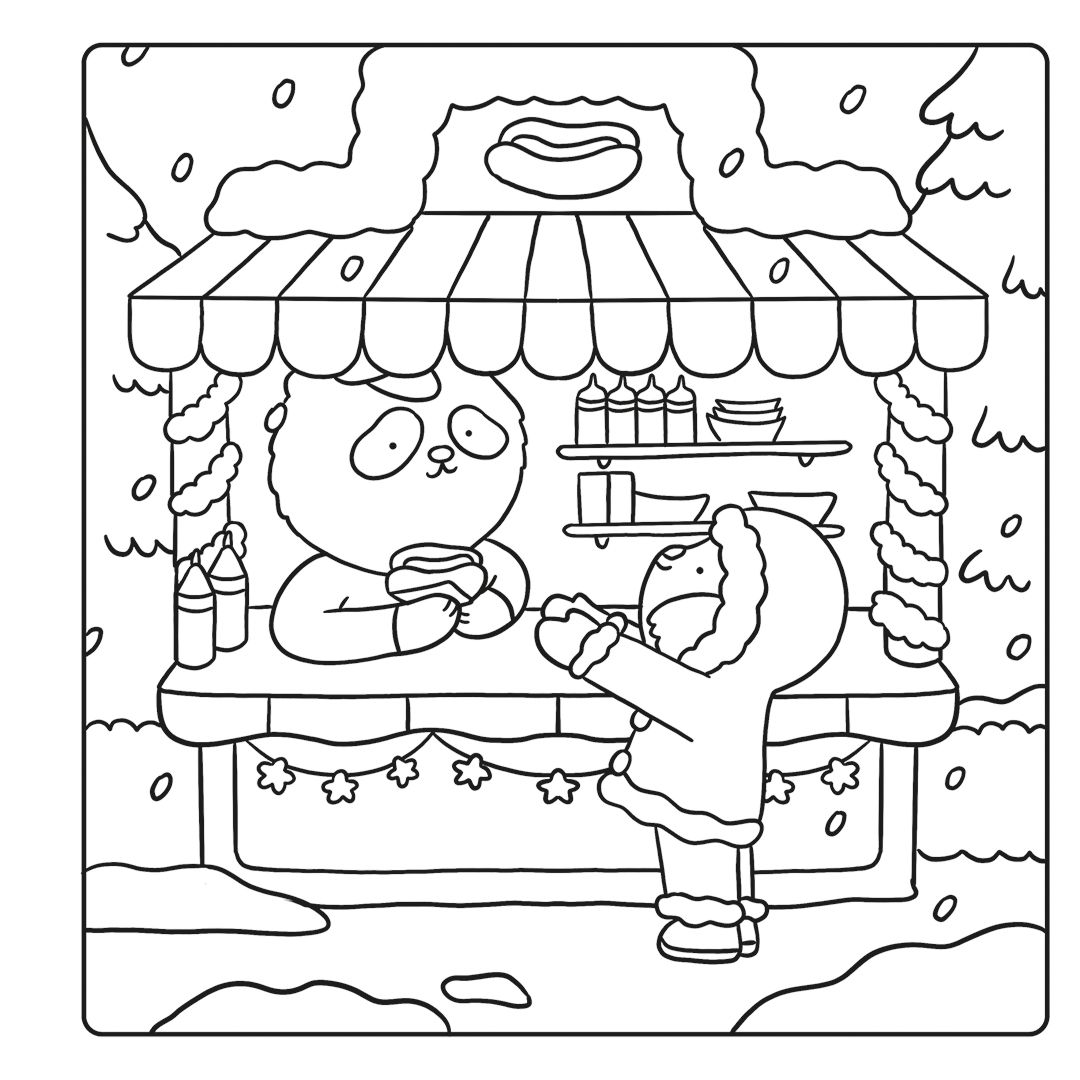 Cosy Coloring - Cute Christmas (Mängelexemplar)