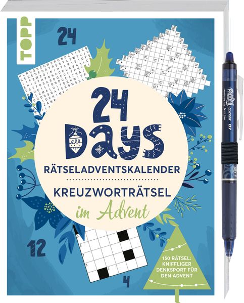 24 DAYS RÄTSELADVENTSKALENDER – Kreuzworträtsel im Advent (Mängelexemplar)