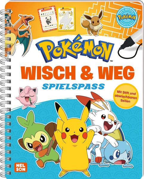 Pokémon Activity-Buch: Wisch & Weg - Spielspaß (Mängelexemplar)