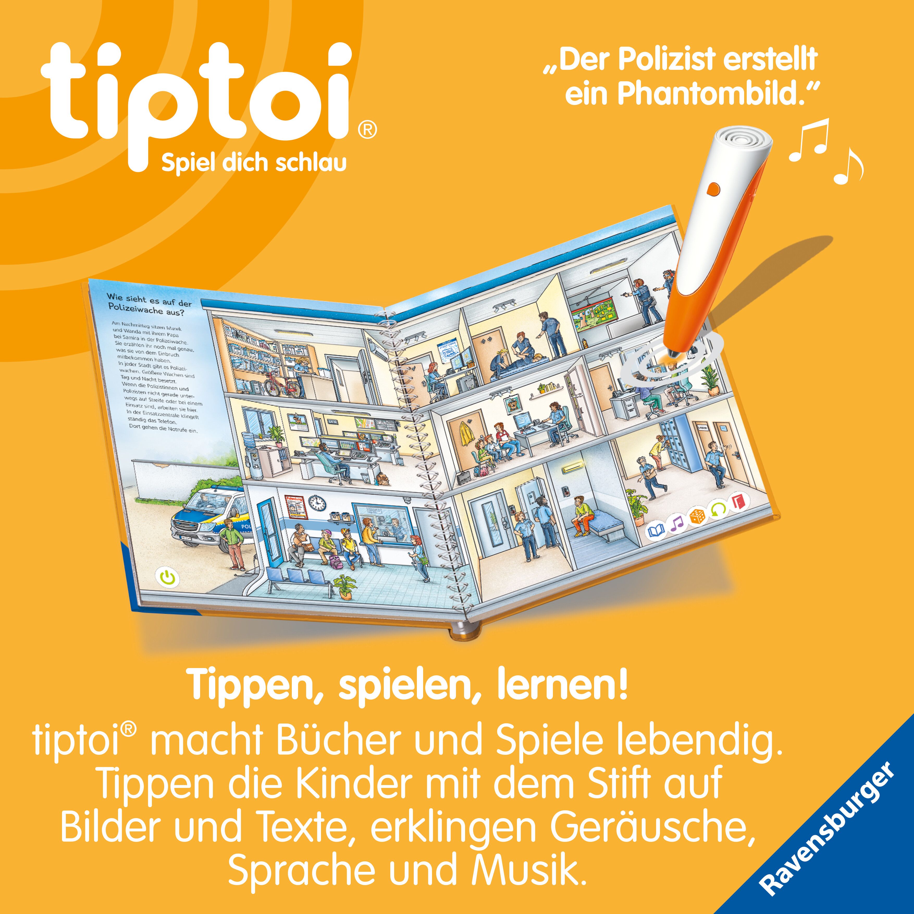 tiptoi® Wieso? Weshalb? Warum? - Bei der Polizei (Mängelexemplar)