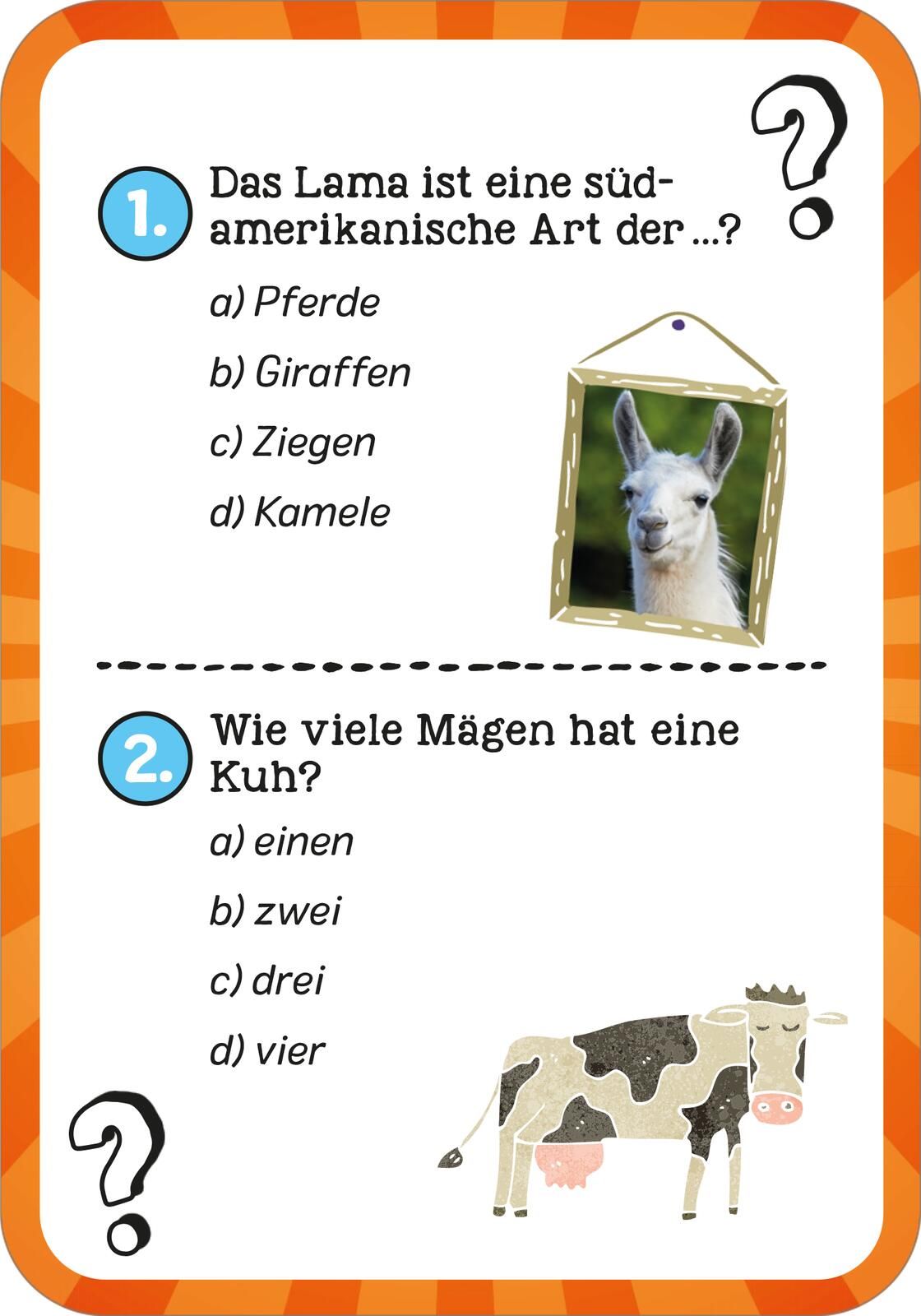 Das wilde Tier-Quiz (Mängelexemplar)