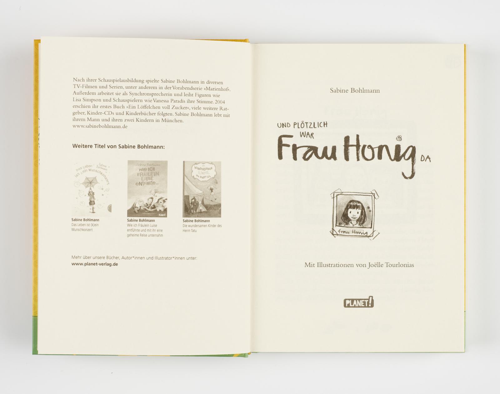 Frau Honig 1: Und plötzlich war Frau Honig da (Mängelexemplar)