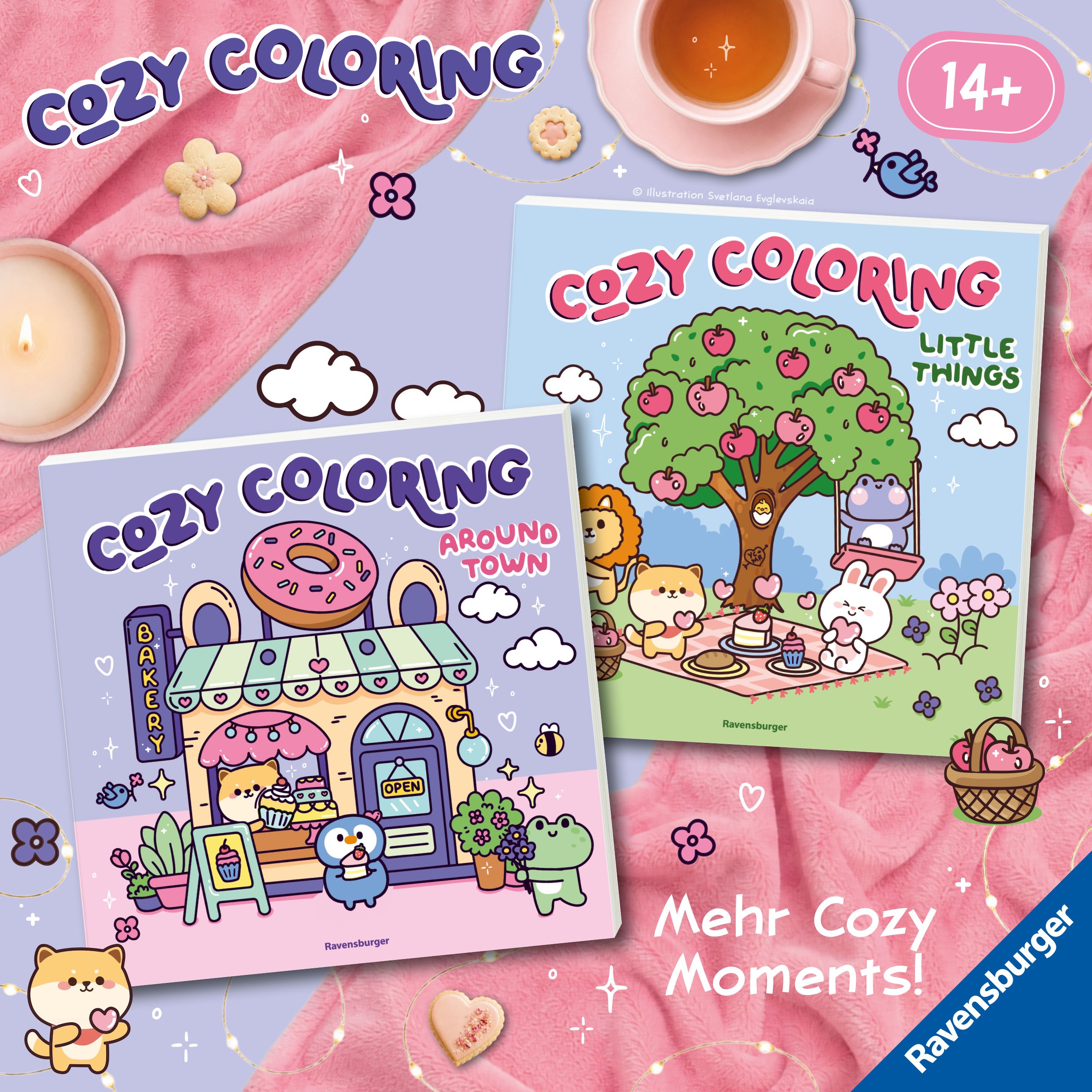 Cozy Coloring - Silly Spooky (Mängelexemplar)