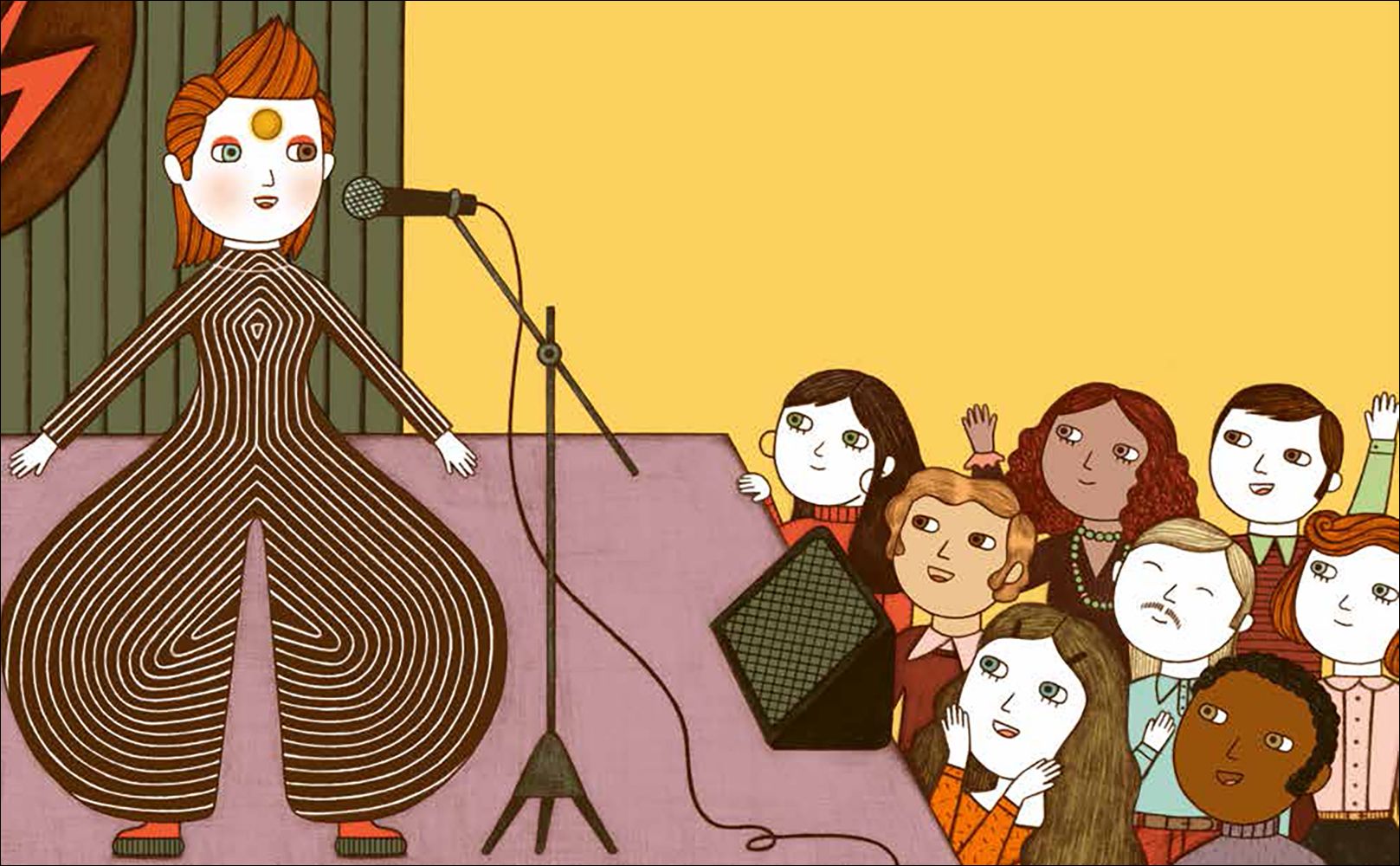 David Bowie – Little People, BIG DREAMS. Mini (Mängelexemplar)
