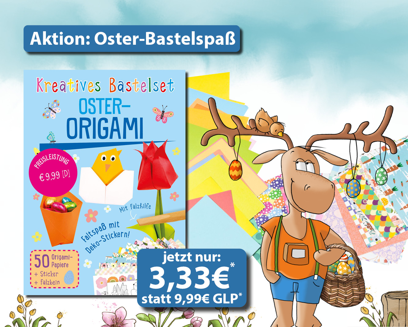 Oster-Bastelspaß nur 3,33€*