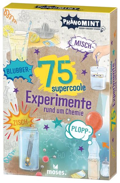 X_PhänoMINT 75 supercoole Blubber-Zisch-Misch-Plopp-Experimente (Mängelexemplar)