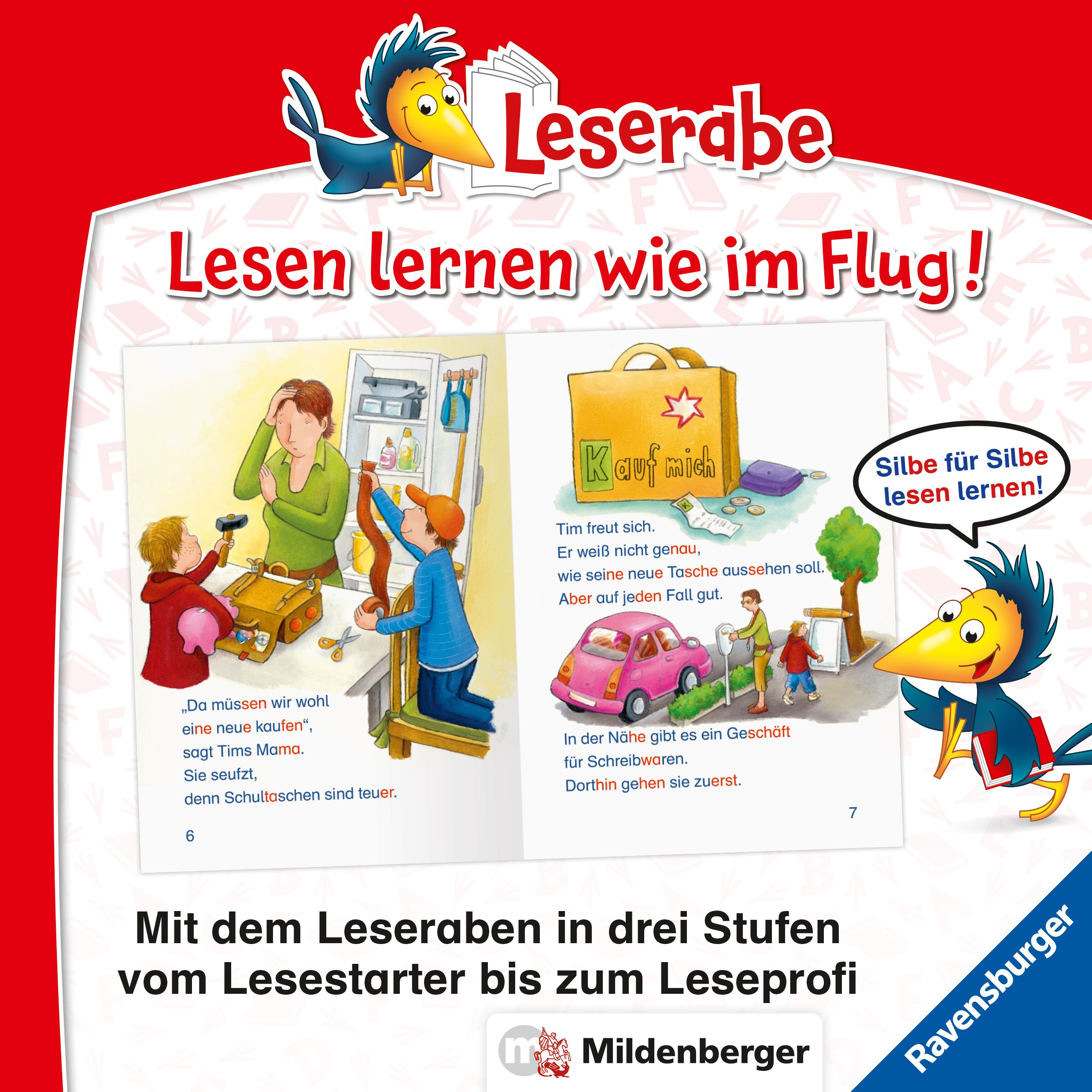 Leserabe mit Mildenberger Silbenmethode - Ein Schultag voller Abenteuer (Mängelexemplar)
