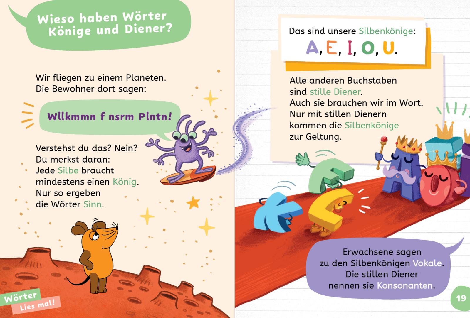 Frag doch mal ... die Maus: Wissen zum Schulstart: Deutsch - Einfach lesen lernen (Mängelexemplar)
