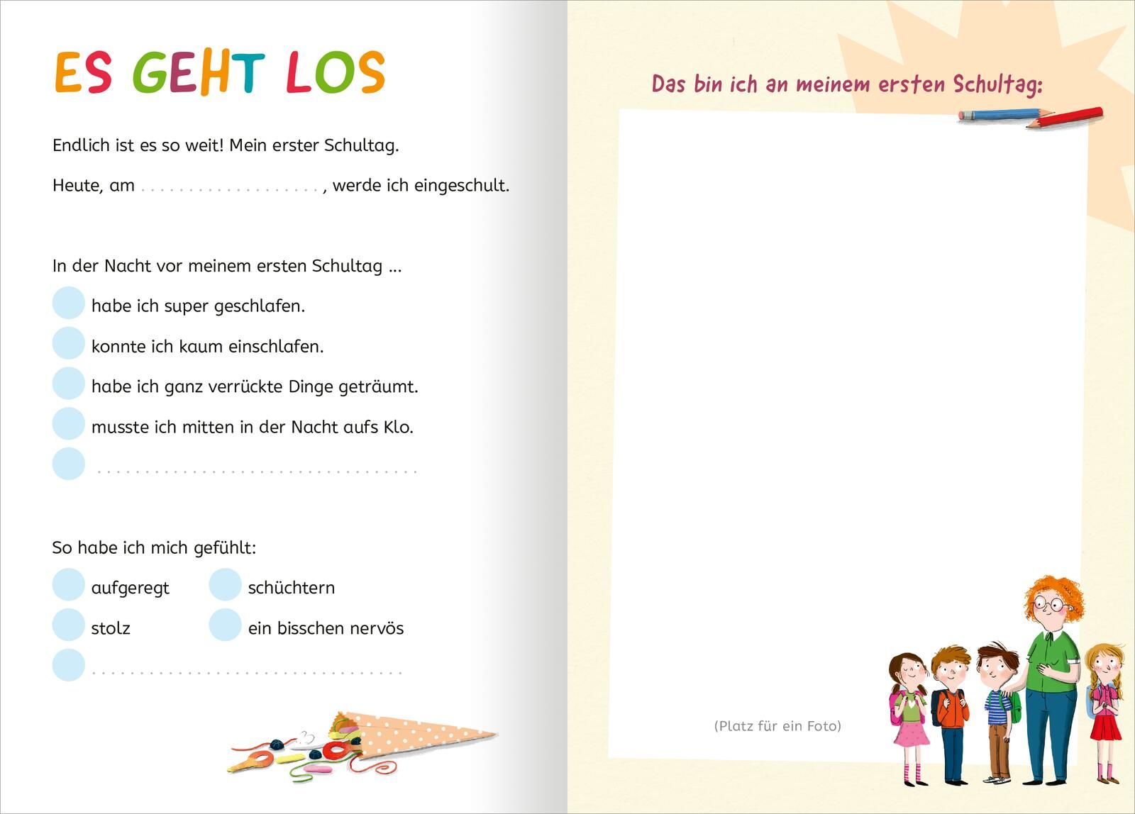 Mein erster Schultag (Mängelexemplar)