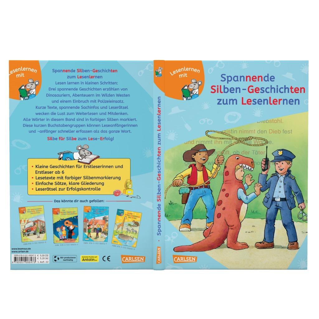 LESEMAUS zum Lesenlernen Sammelbände: Spannende Silben-Geschichten zum Lesenlernen (Mängelexemplar)