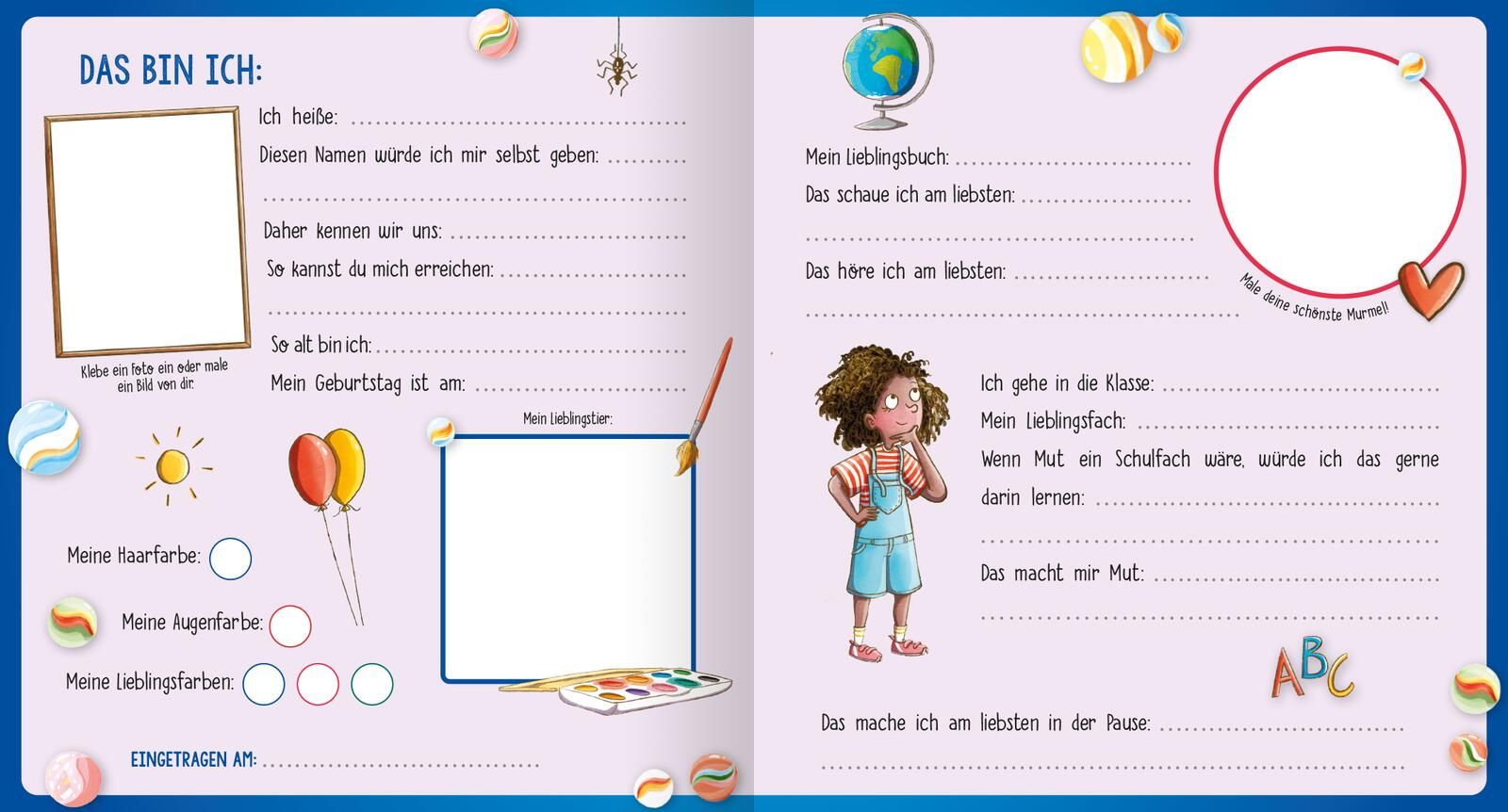 Mein Freundebuch für die Schule