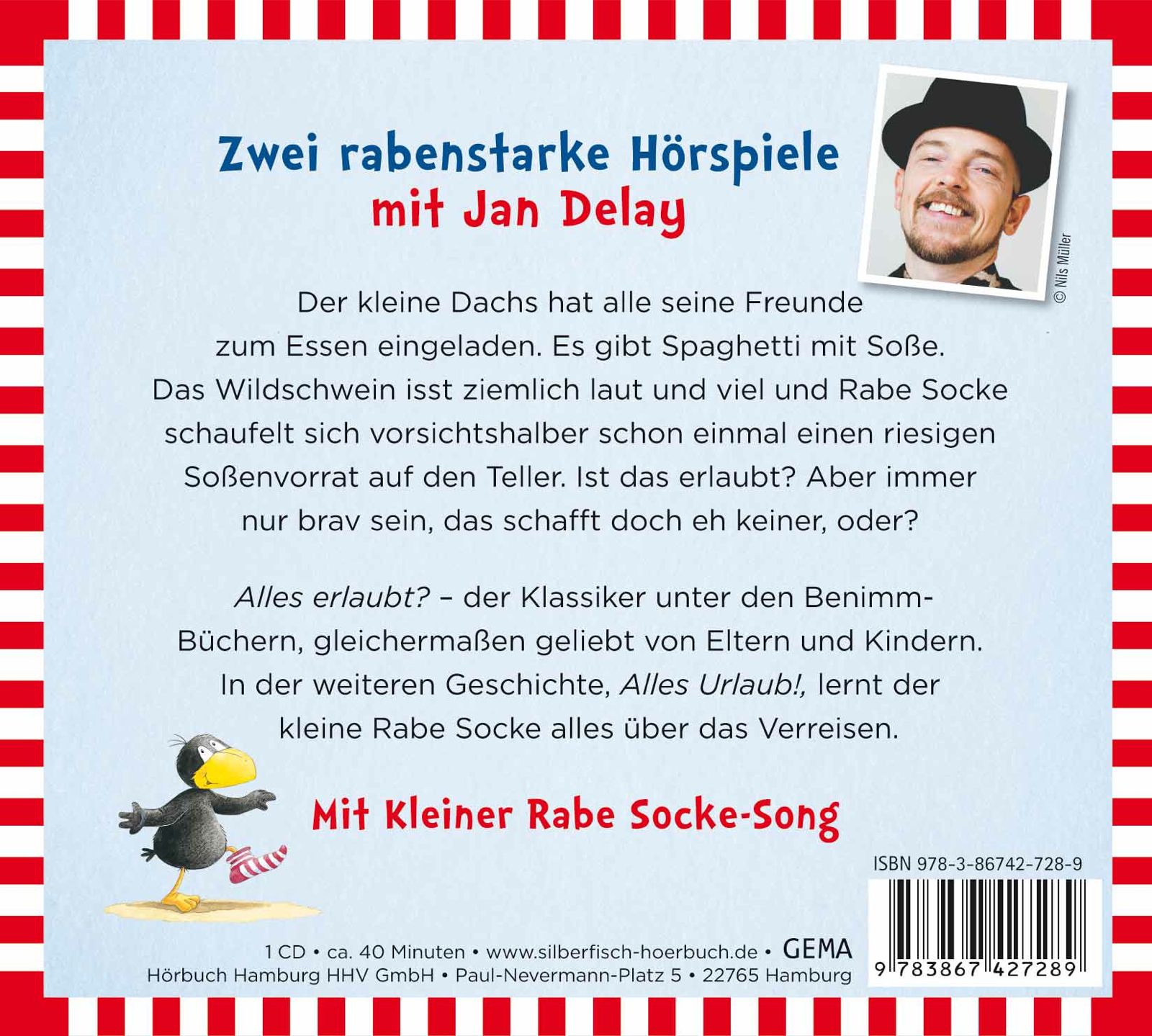 Der kleine Rabe Socke: Alles erlaubt? Hörspiele mit Musik - 1 CD