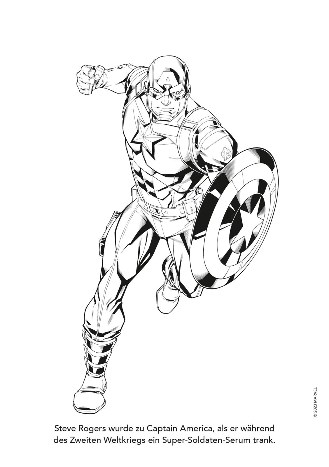 Marvel Avengers: Helden zum Ausmalen (Mängelexemplar)
