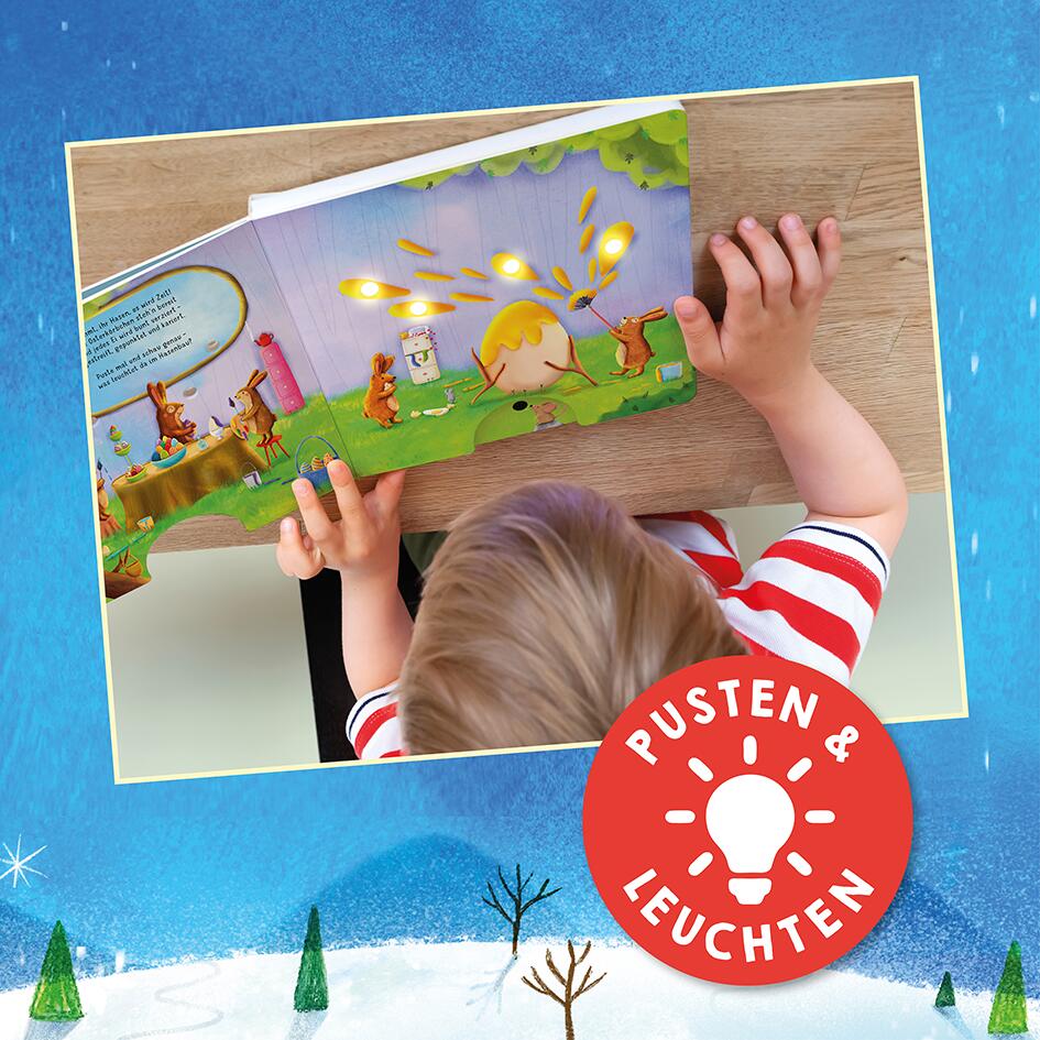 Mein liebstes Pustebuch – Frohe Weihnachten! - Pusten & leuchten (Mängelexemplar)
