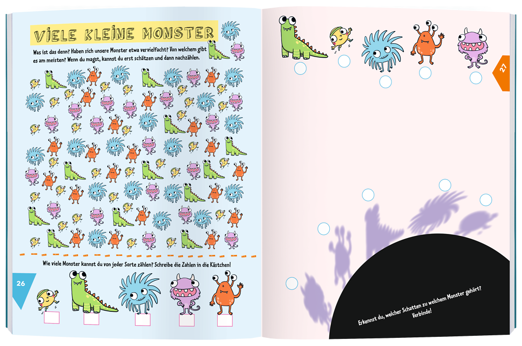 X_Das total verrückte Monster-Mitmachbuch (Mängelexemplar)
