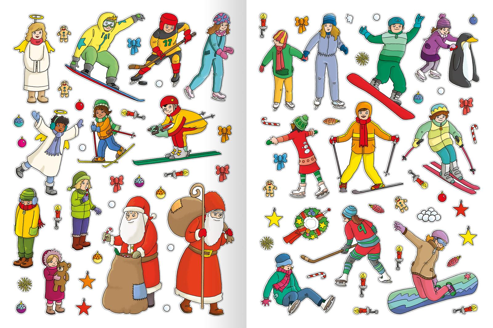Erstes Stickern – Winterzeit - Über 300 Sticker (Mängelexemplar)