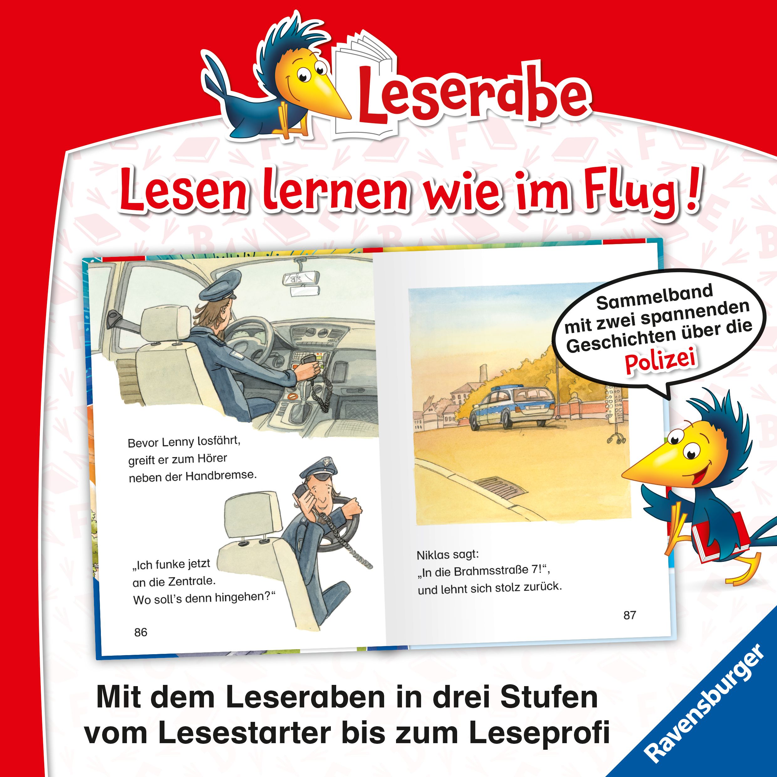 Leserabe Sonderausgaben - Polizeiabenteuer zum Lesenlernen (Mängelexemplar)