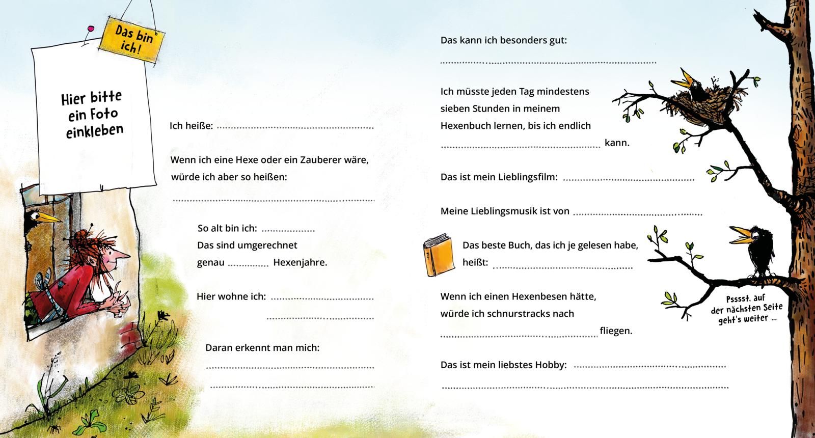 Die kleine Hexe: Mein magisches Freundealbum (Mängelexemplar)