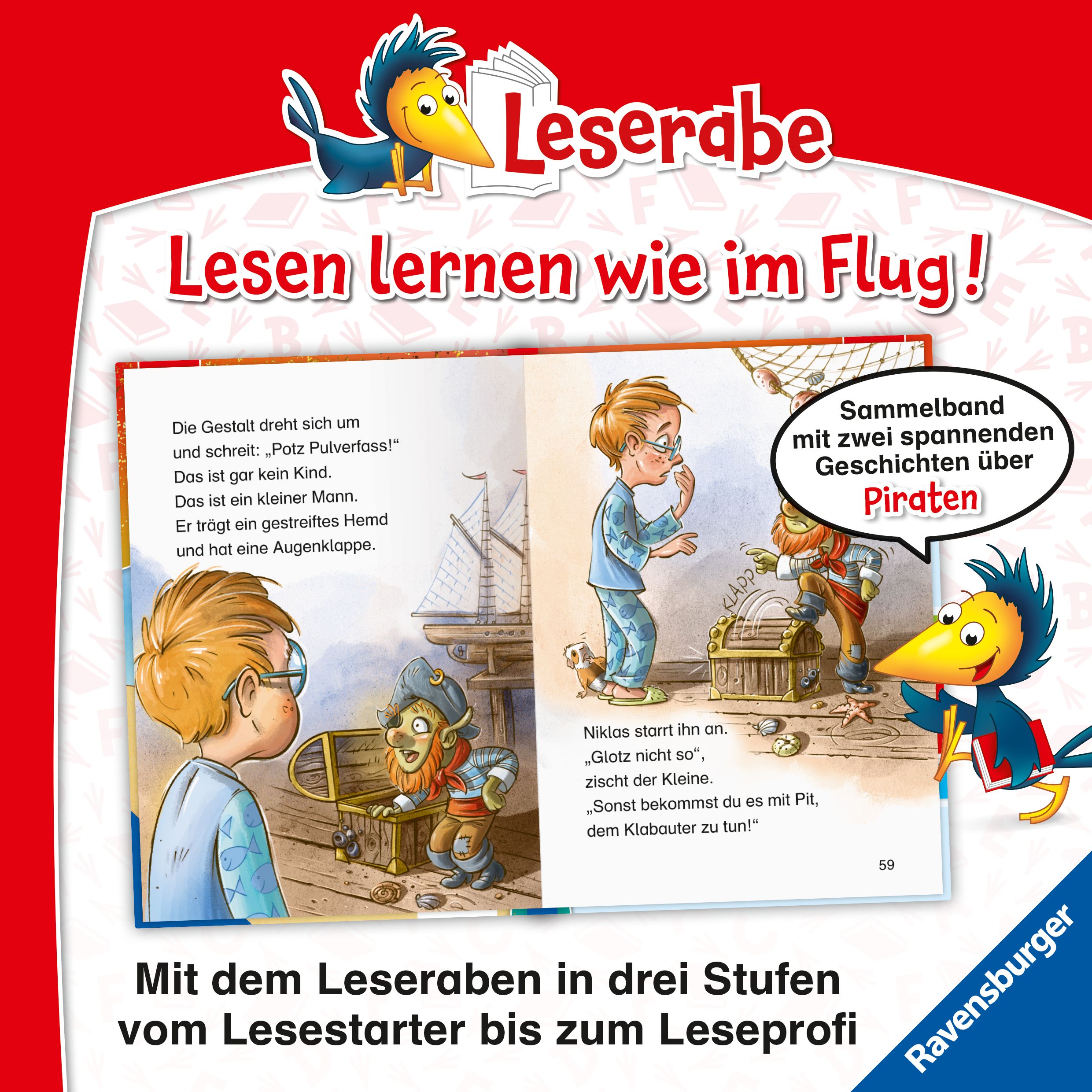 Leserabe Sonderausgaben - Die besten Leseraben-Piratengeschichten (Mängelexemplar)