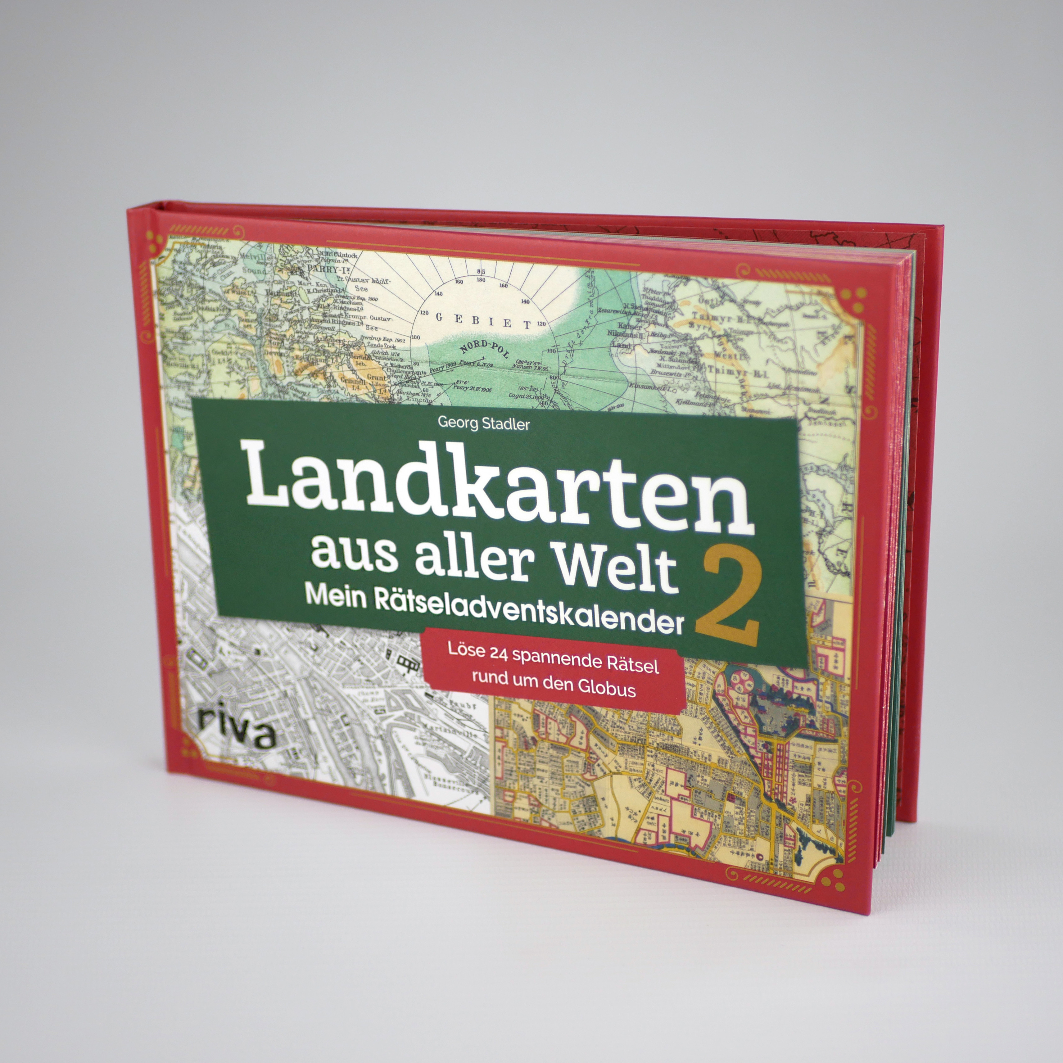 Landkarten aus aller Welt 2 – Mein Rätseladventskalender (Mängelexemplar)