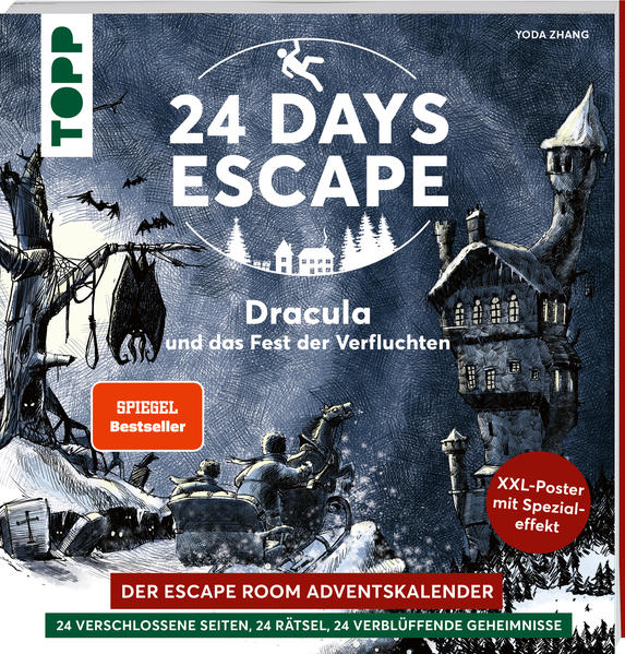 fdc71ad5a3bffab0697ea23df6e863341663075687 24 DAYS ESCAPE – Der Escape Room Adventskalender - Dracula (Mängelexemplar)