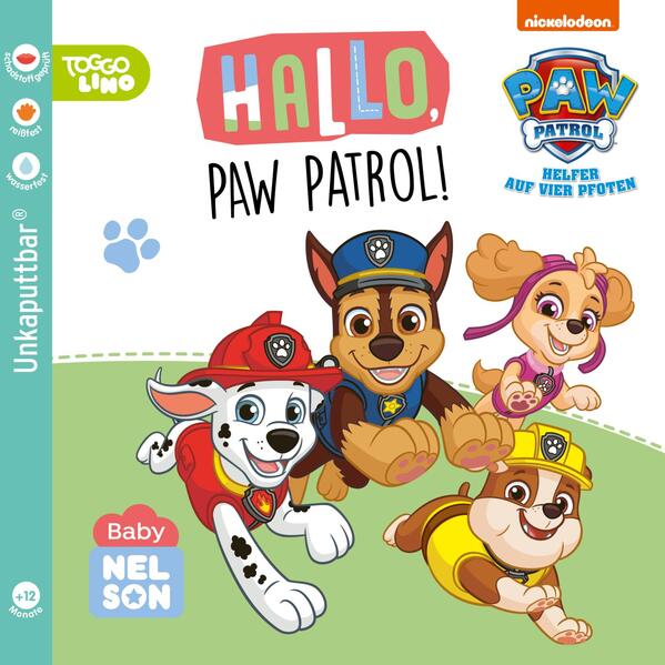 PAW Patrol Lernbuch: Baby Nelson (unkaputtbar) 2: Hallo, PAW Patrol! (Mängelexemplar)