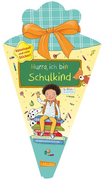Schlau für die Schule: Hurra, ich bin Schulkind (Schultüte mint/gelb) (Mängelexemplar)
