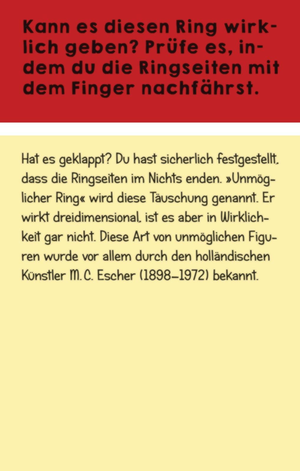 Optische Täuschungen (Mängelexemplar)