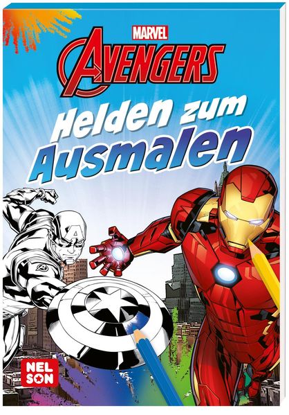 Marvel Avengers: Helden zum Ausmalen (Mängelexemplar)