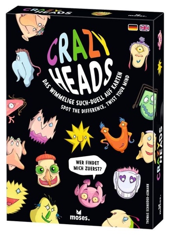 X_Crazy Heads - Das wimmelige Such-Duell auf Karten