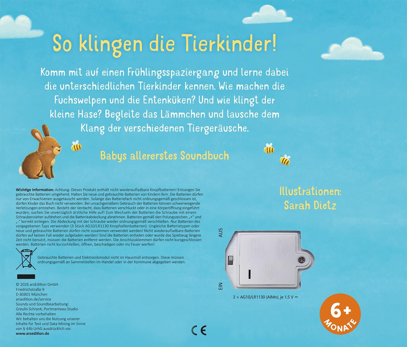 Hör mal, so klingen die Tierkinder! (Mängelexemplar)