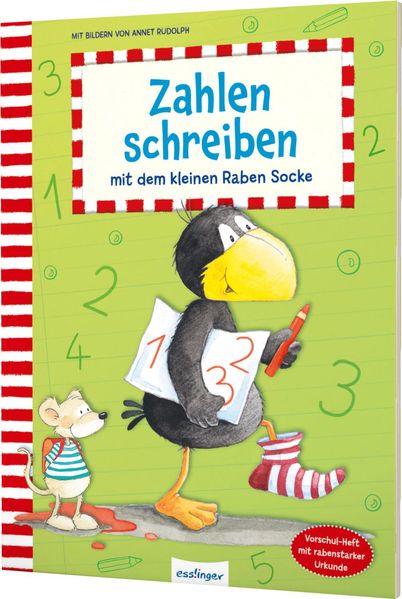 Der kleine Rabe Socke: Zahlen schreiben mit dem kleinen Raben Socke (Mängelexemplar)