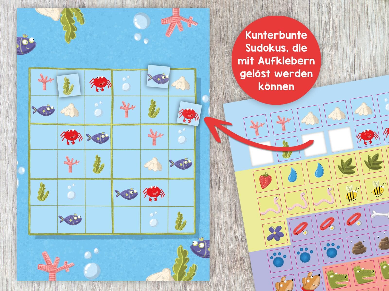 Meine Sticker-Sudokus – Symbole (Mängelexemplar)