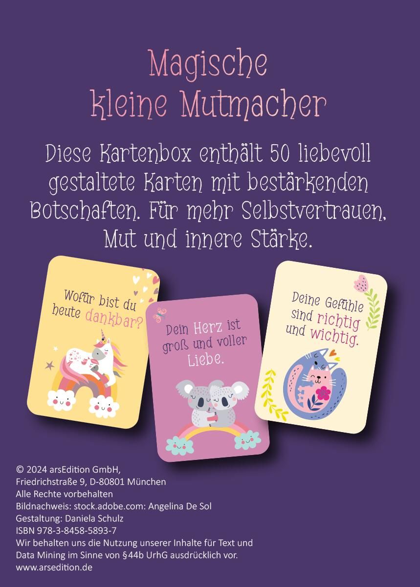 Mutmachkarten – Einhorn (Mängelexemplar)