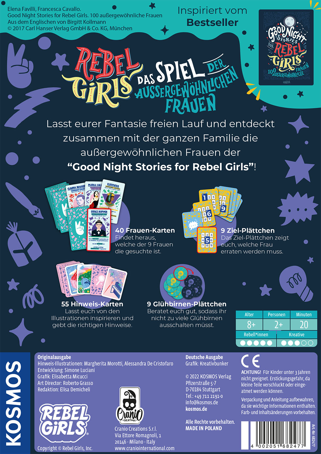 Rebel Girls - Kartenspiel