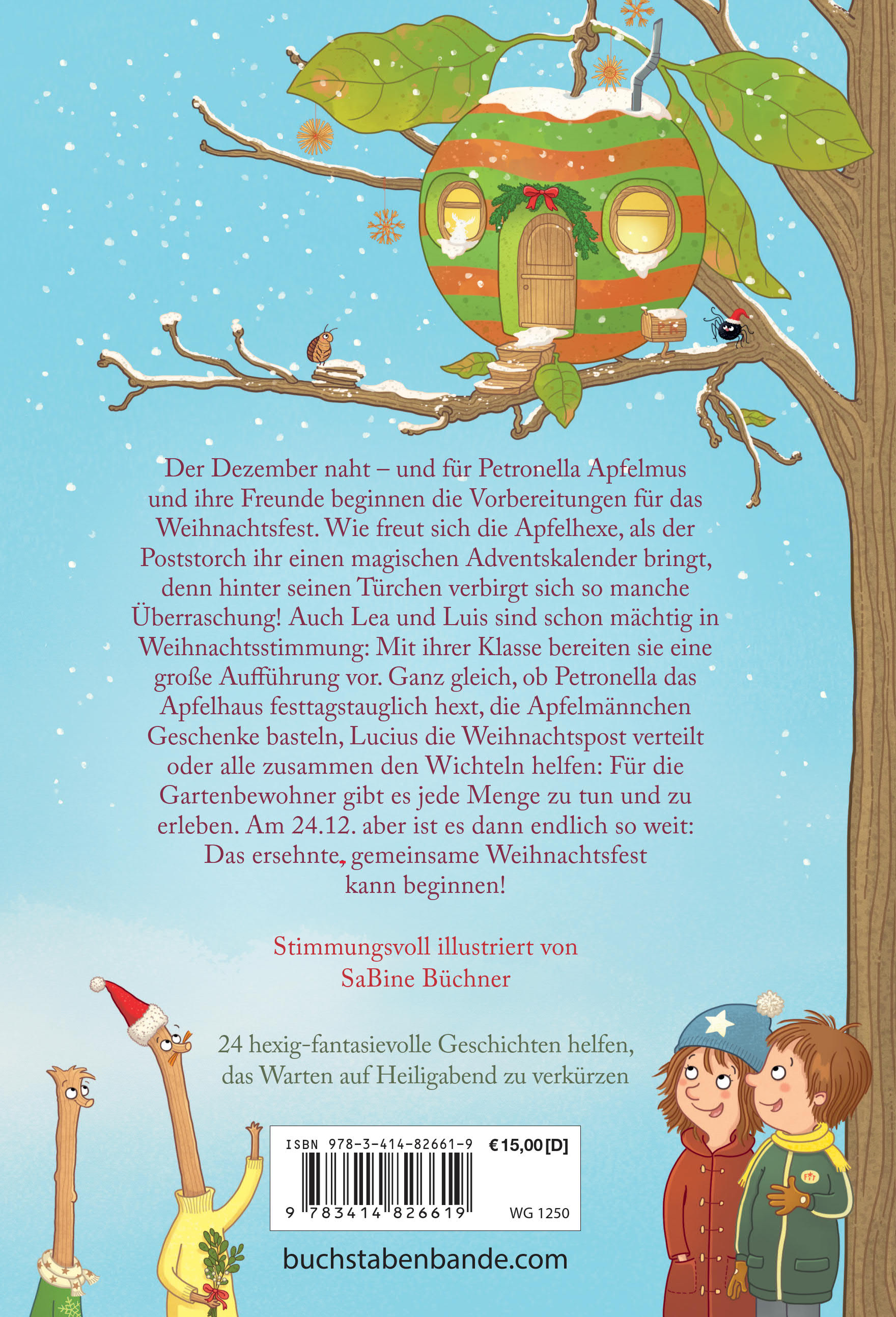 Petronella Apfelmus - 24 weihnachtliche Geschichten aus dem Apfelhaus (Mängelexemplar)