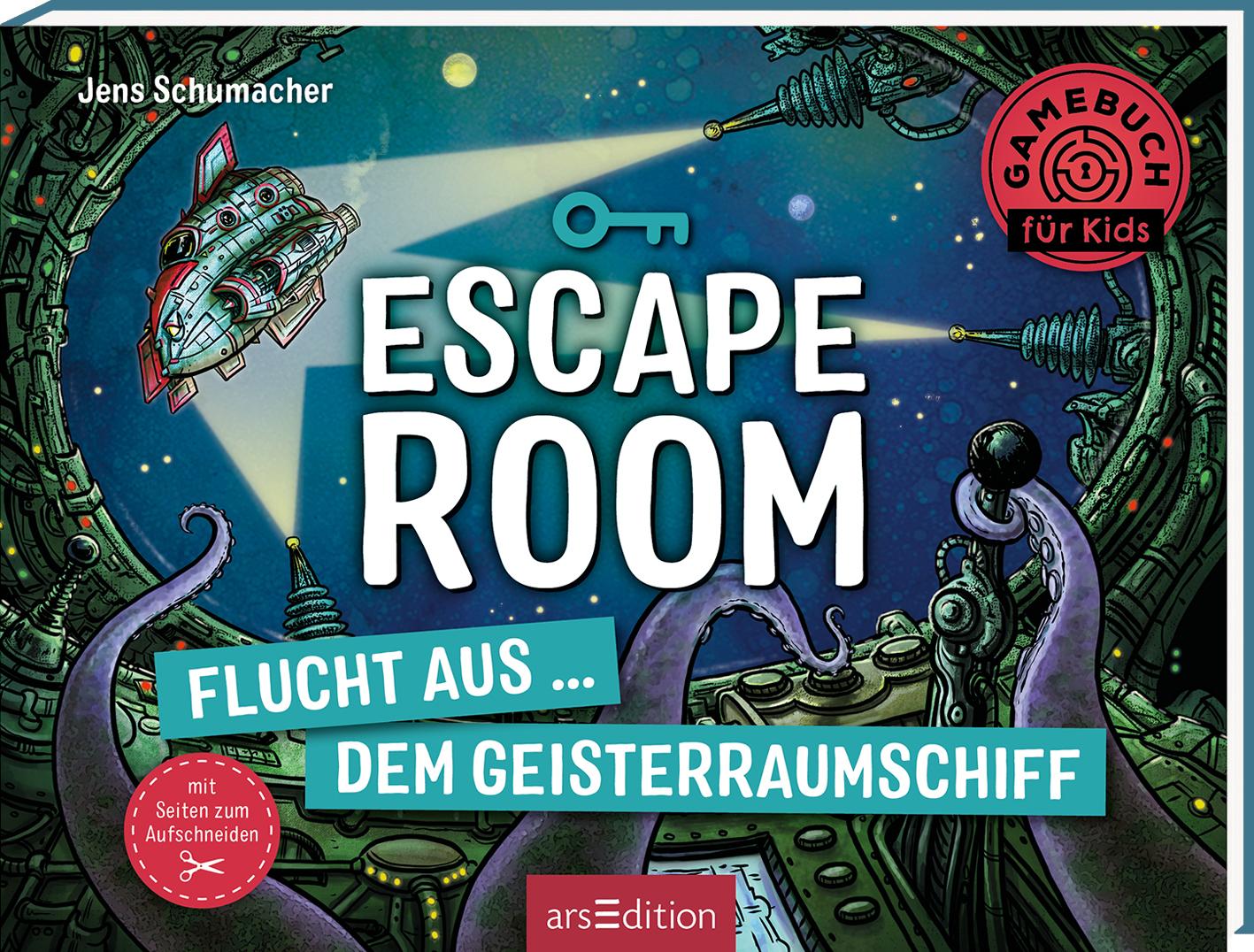 Escape Room – Flucht aus dem Geisterraumschiff - Mit Seiten zum Aufschneiden