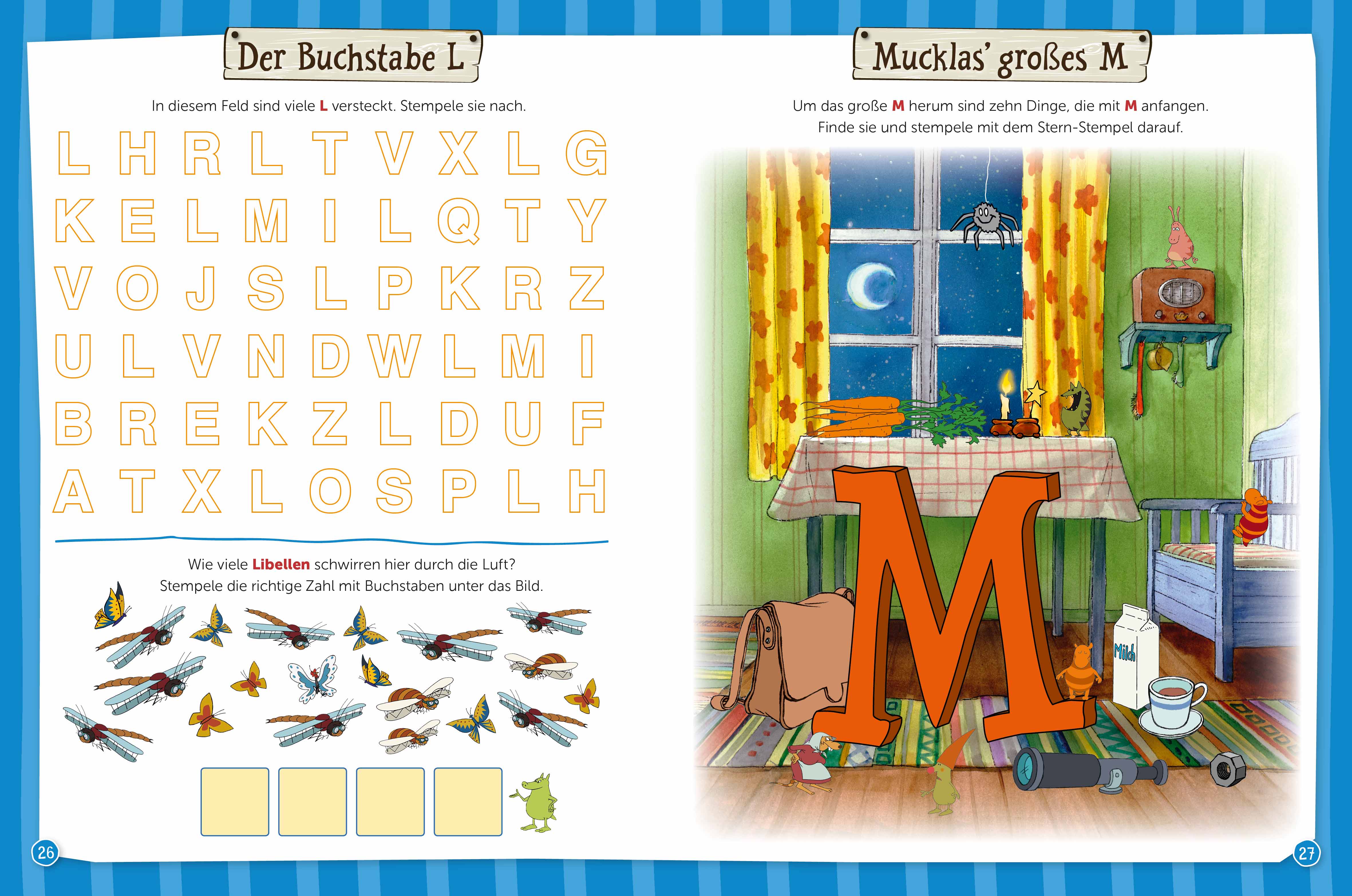 Pettersson und Findus: Mein großes ABC-Stempelbuch (Mängelexemplar)