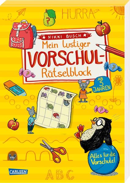 Mein lustiger Vorschul-Rätselblock - Rätsel für die Vorschule (Mängelexemplar)