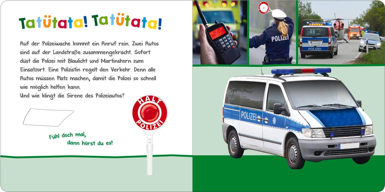 Hör mal rein, wer kann das sein? – Bei der Polizei - Soundbuch (Mängelexemplar)