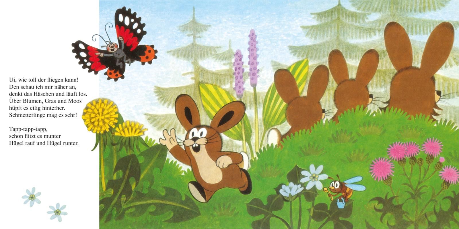 Der kleine Maulwurf rettet das Häschen (Mängelexemplar)