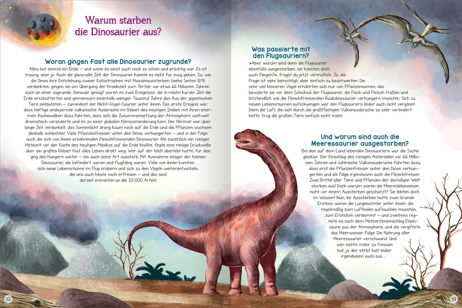 Was willst du wissen? Das große Fragen- und Antwortenbuch – Dinosaurier