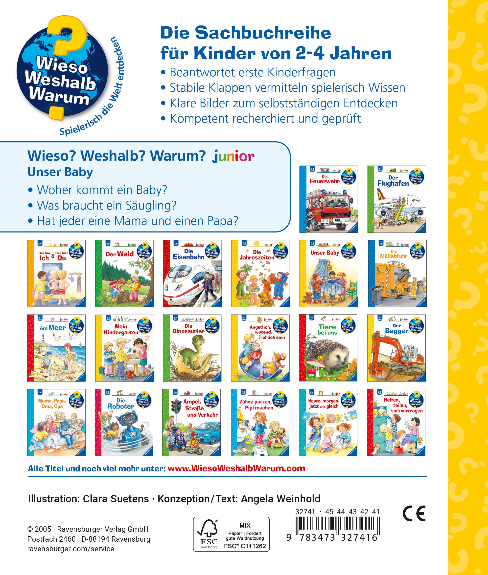 Wieso? Weshalb? Warum? junior, Band 12 - Unser Baby (Mängelexemplar)